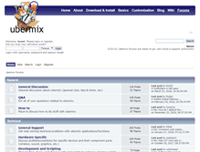 Tablet Screenshot of forums.ubermix.org